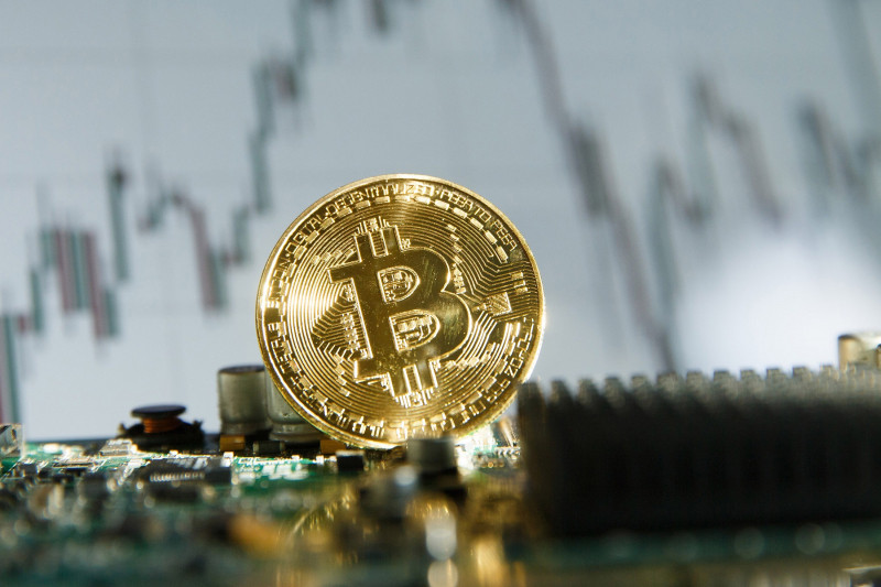 Курс биткоина упал до минимума за две недели